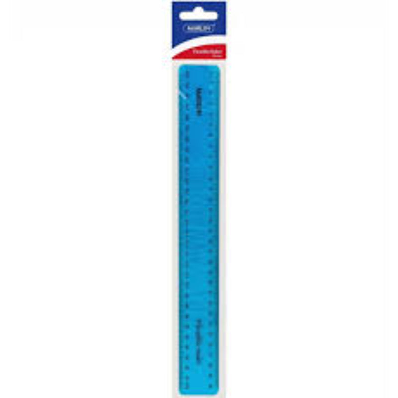 Marlin Flexible Rulers Assorted 30Cm