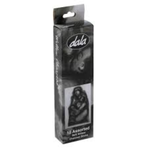 DALA CHARCOAL STICKS 10'S