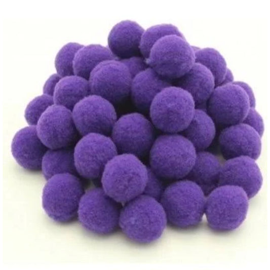 Dala Pom Poms Purple 20Mm 24S