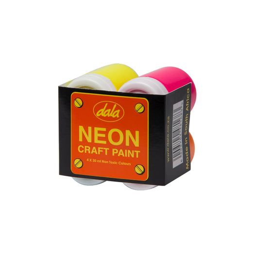 Dala Neon Craft Paint 4s 30ml