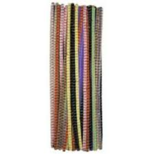STRIPED CHENILLE STEMS 10S