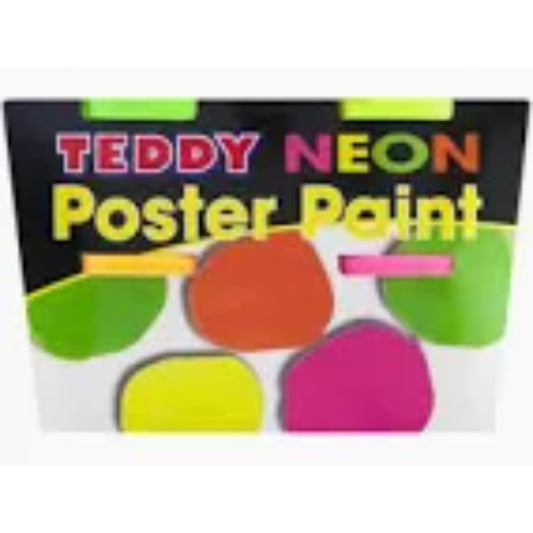 Teddy Poster Paint Neon 4X100ML