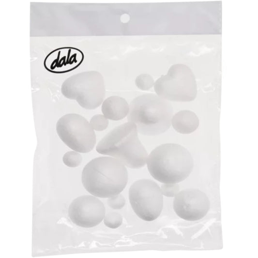 Dala Assorted Foam Shapes 20s
