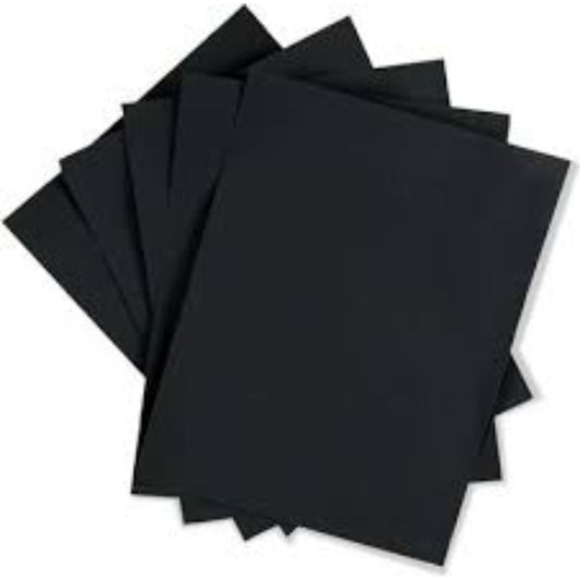Dala A4 Felt Sheets Black 5s