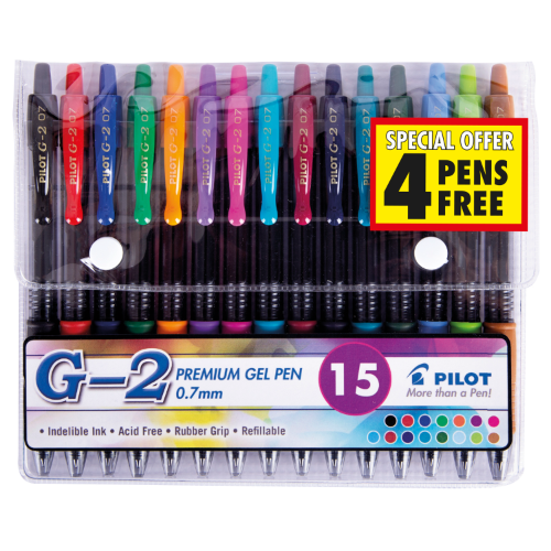 PILOT G2-7 11+4 PACK 15