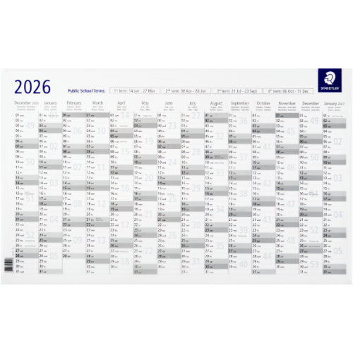 Staedtler Year Planner with Marker 2026
