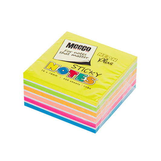 Meeco Pastel Sticky Notes 76x76 4 color