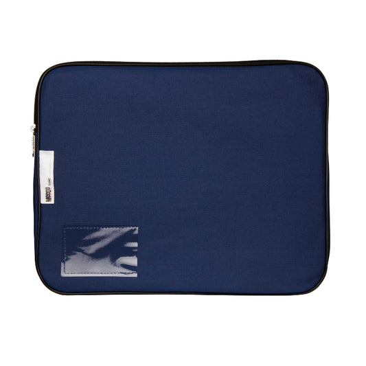 Meeco Gusset Book Bag Navy Blue