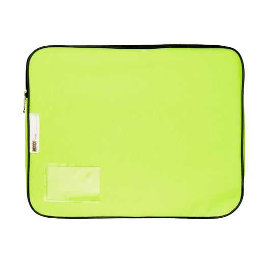 Meeco Gusset Book Bag Neon Green