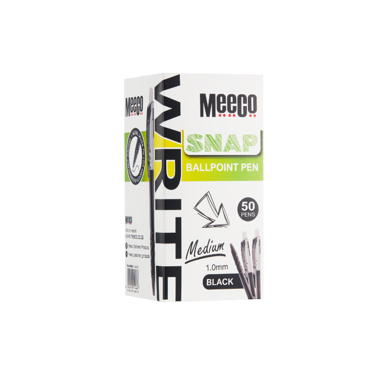 Meeco Snap Black Pen 50s 1.0