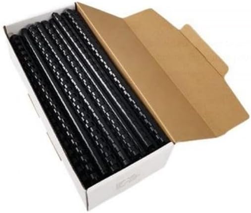 SPIRAL BINDER 12MM BLACK 100'S