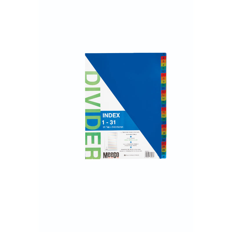 Meeco Dividers A-Z Pvc