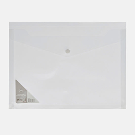 A4 Carry Folder With Gusset Clear