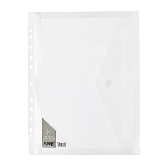 A4 Carry Folder Fileable Clear