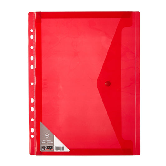 A4 Carry Folder Fileable Red