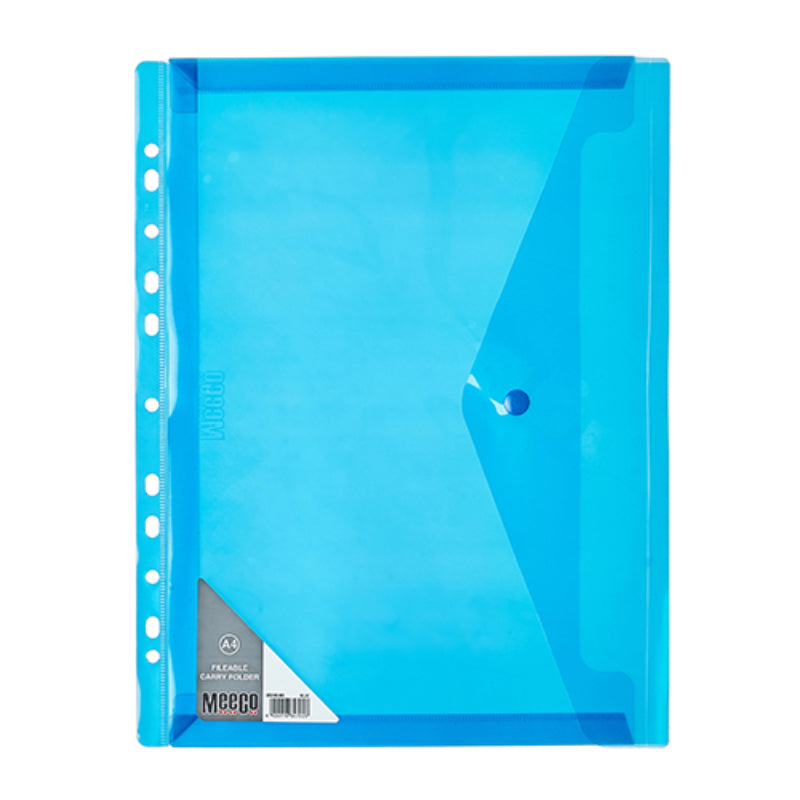 A4 Carry Folders Fileable Blue