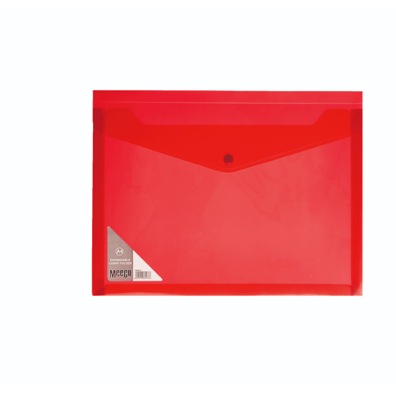 A4 Carry Folder With Gusset Red