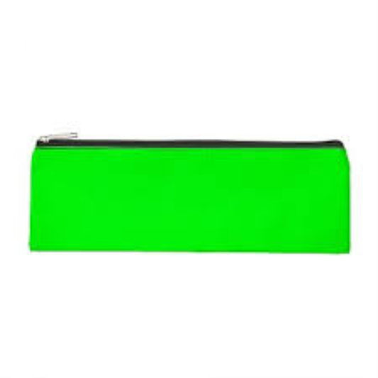 Meeco Pencil Case Nylon Neon Green  32cm