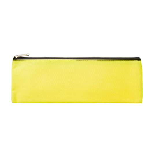 Meeco Pencil Case Nylon Yellow/Navy 32cm