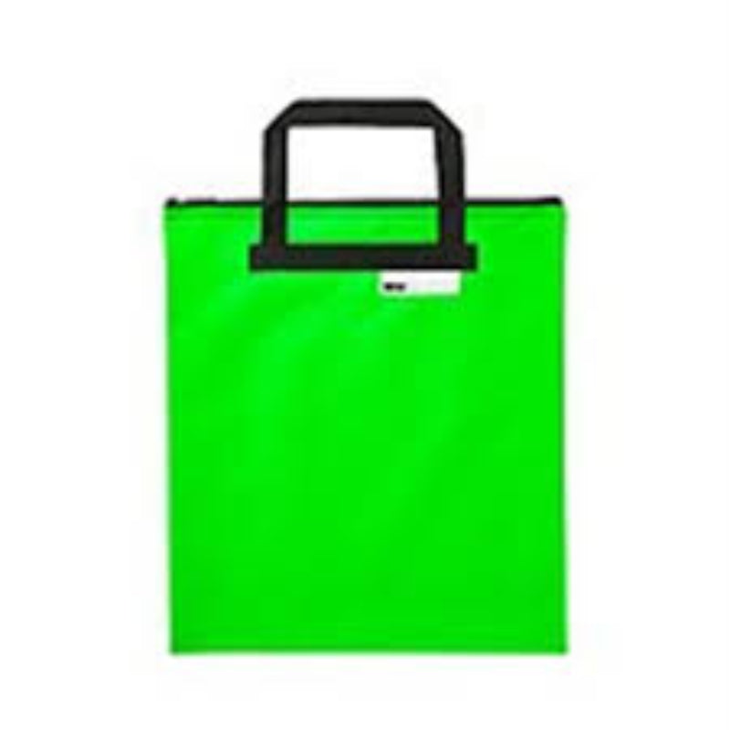 Library Book Bag Neon Green Meeco