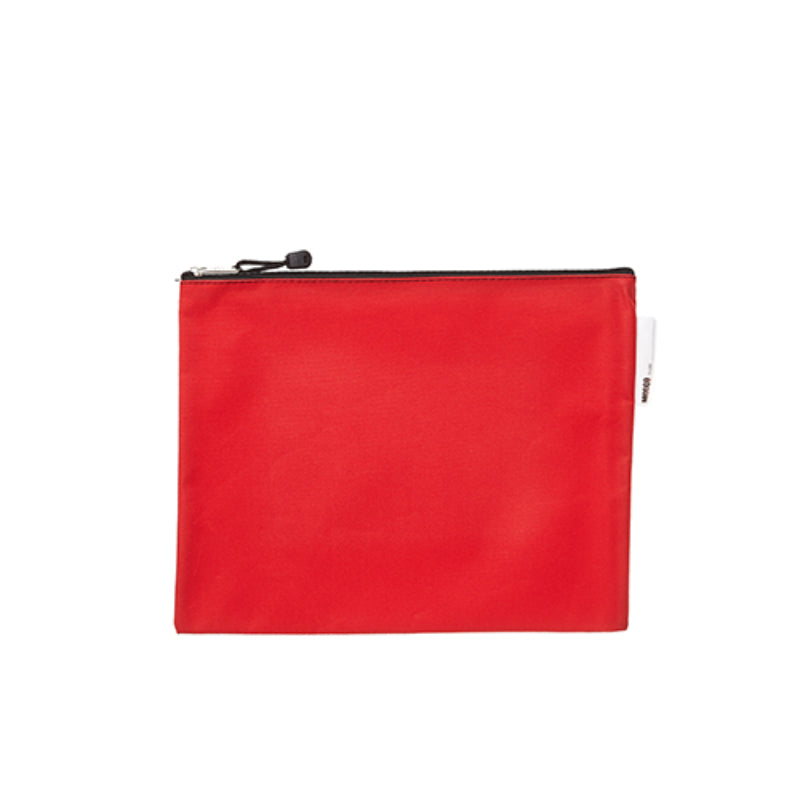 Meeco Zip Book Bag Nylon Red