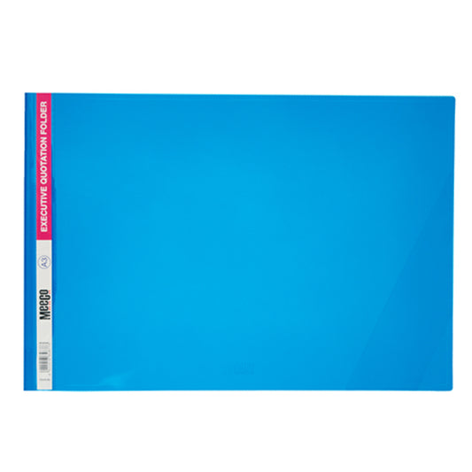 Meeco A3 Premium Quotation Folder Blue