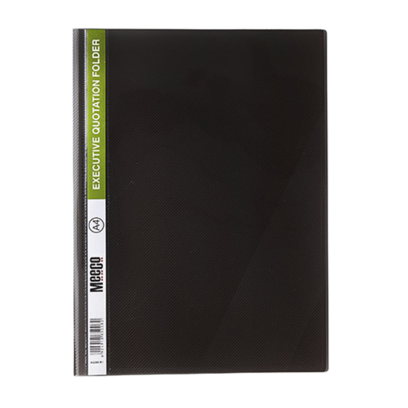 Meeco Premium Black Quotation Folder