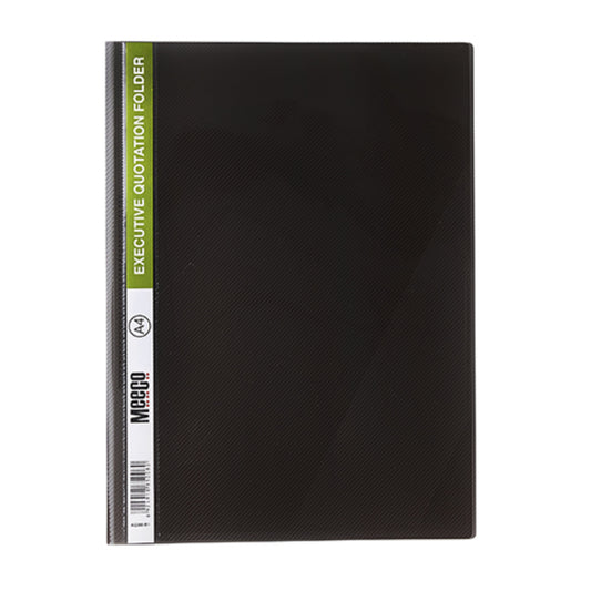 Meeco Premium Black Quotation Folder