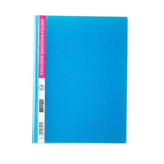 Meeco Premium Quotation Folder Blue