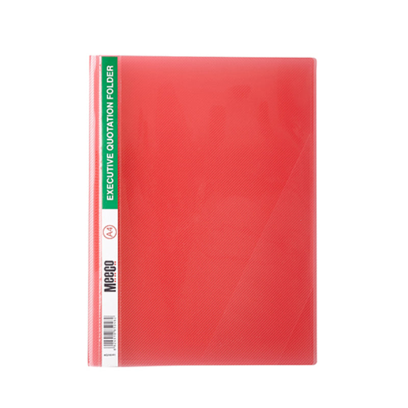 Meeco Premium Quotation Folder Red