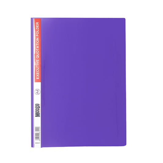 Meeco Premium Quotation Folder Purple