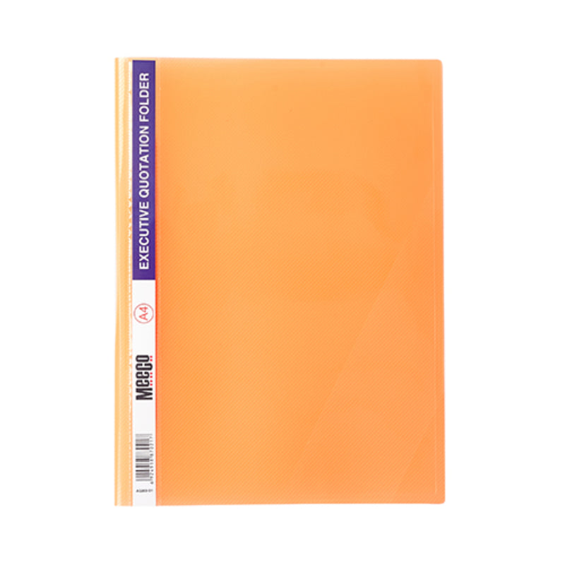Meeco Premium Quotation Folder Orange