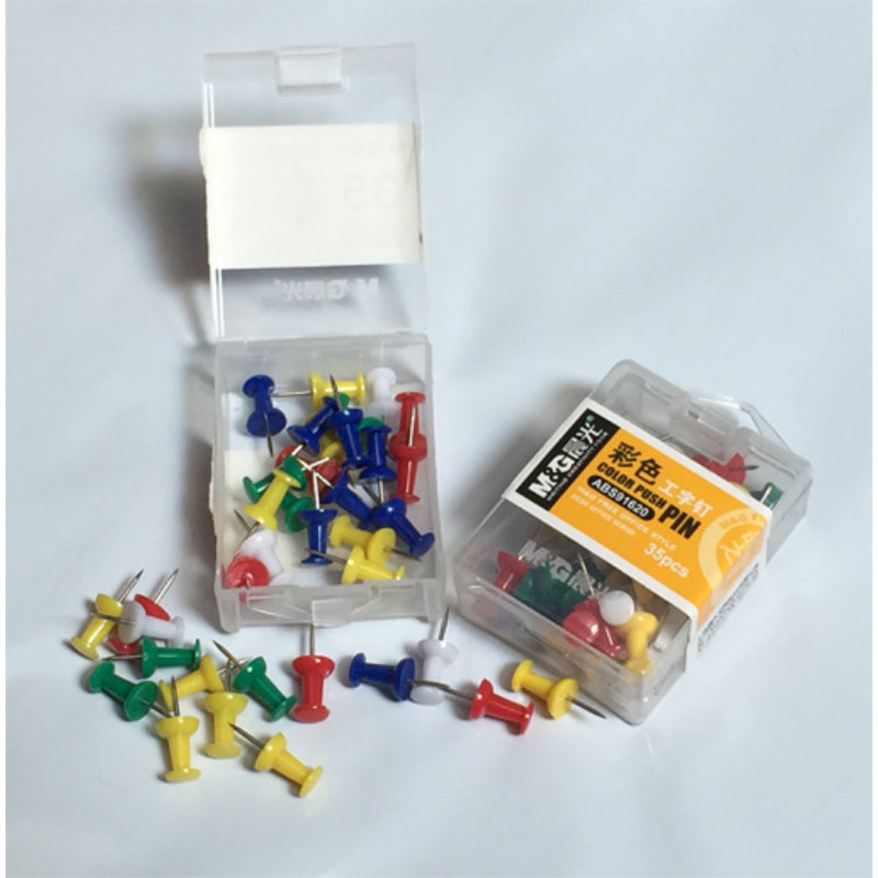 M&G Colorful Mapping Push Pins