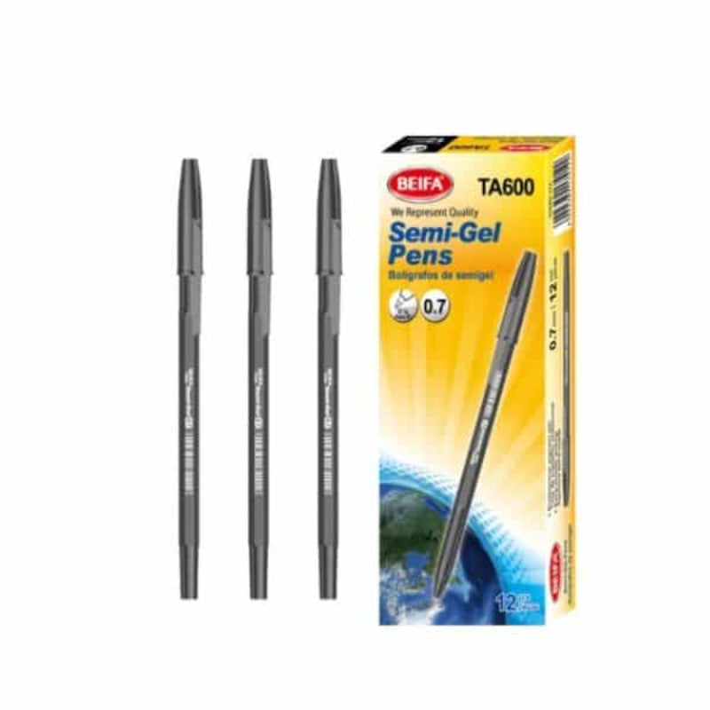 M&G Semi Gel Black Pen 0.7