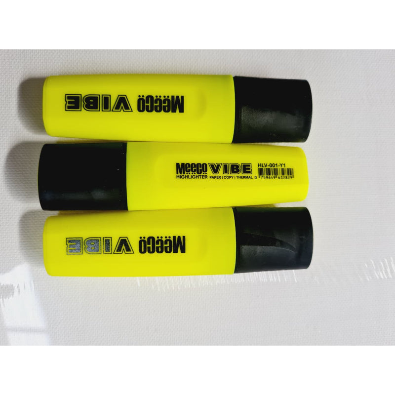 Meeco Vibe Yellow Highlighter