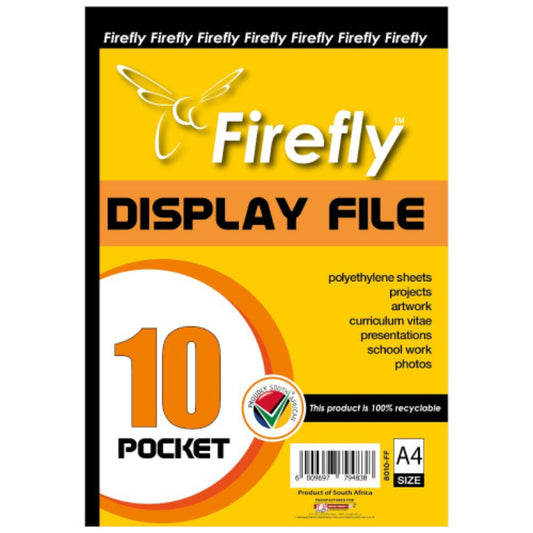 FIREFLY Display Books 10 pocket NEW
