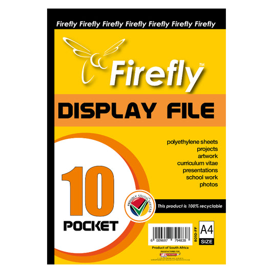FIREFLY Display Books 10 pocket NEW