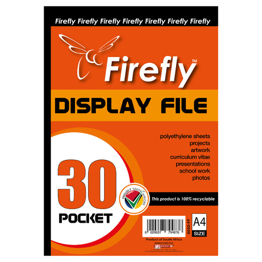 FIREFLY Display Books 30 pocket NEW