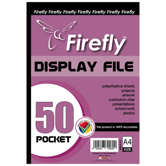 FIREFLY Display Books 50 pocket NEW