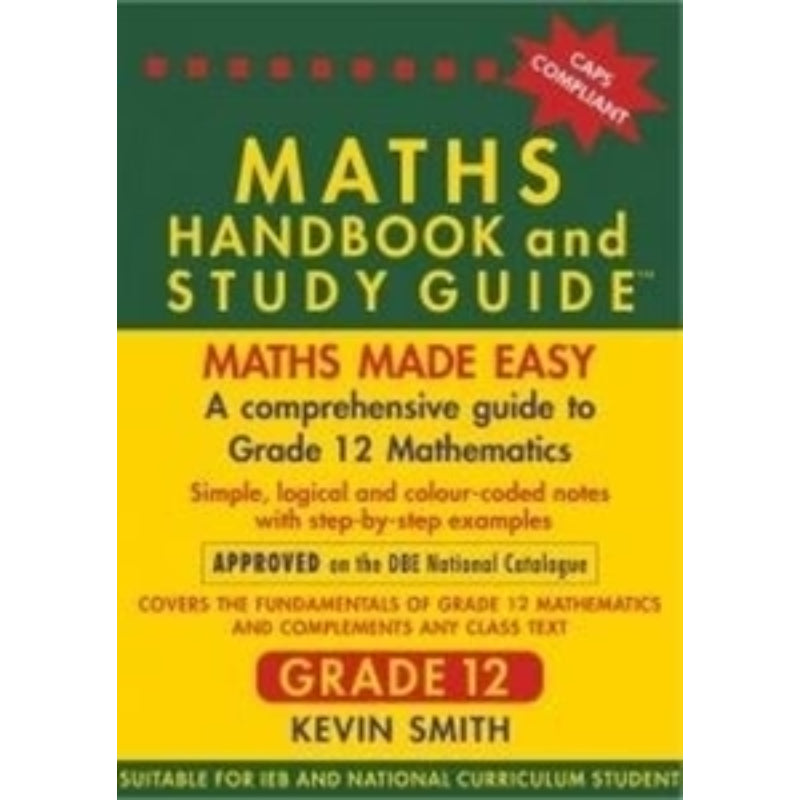Maths Handbook And Study Guide