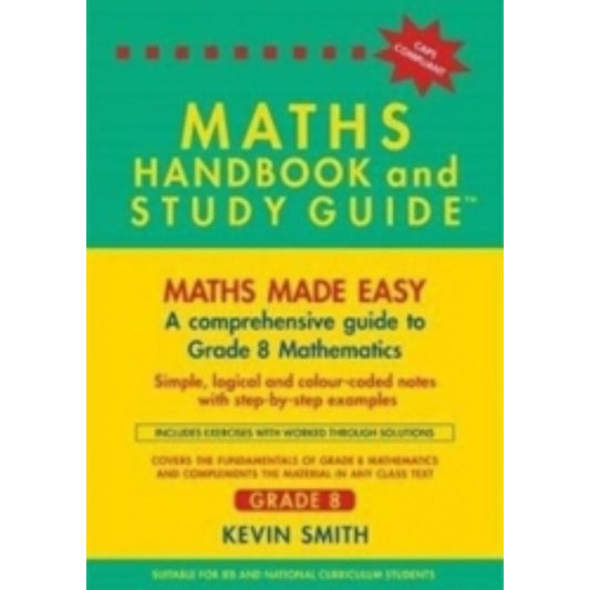 Maths Handbook And Study Guide Grade 8
