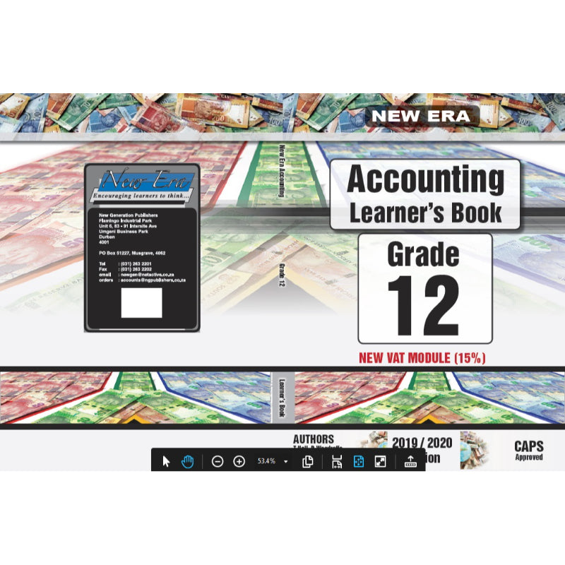 New Era Accounting Grade 12 Lb