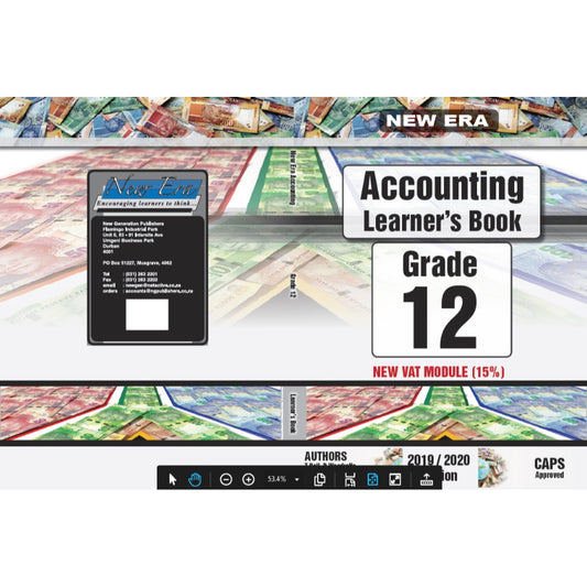 New Era Accounting Grade 12 Lb