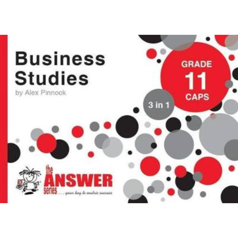 Gr 11 Business Studies `3 in 1` CAPS