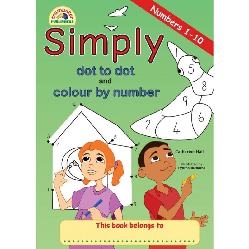 Simply Dot To Dot & Colour By Number1-10