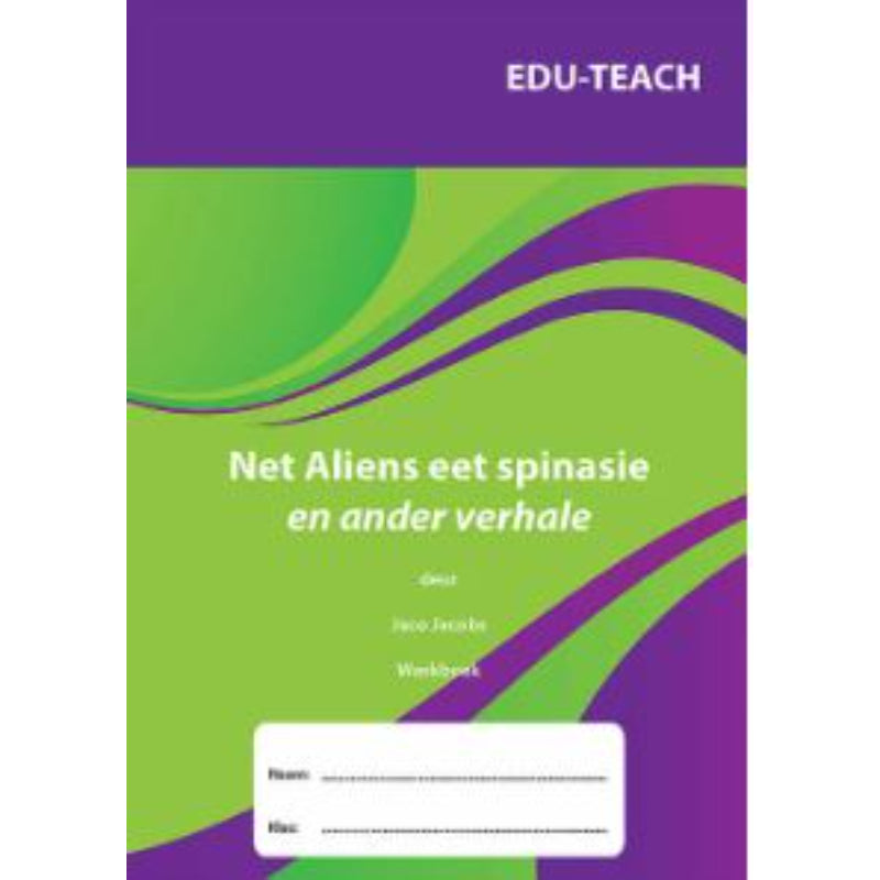 Net Aliens Eet Spinasie Werkboek