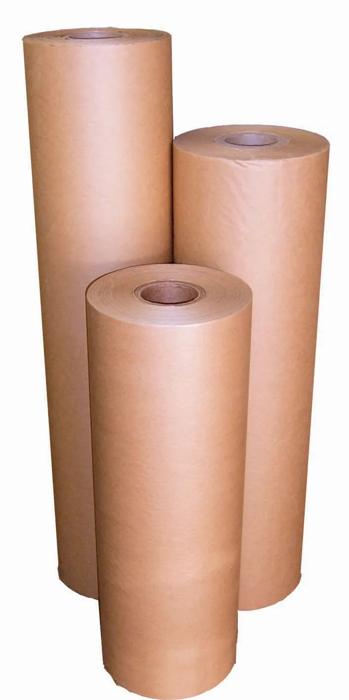 BROWN PAPER ROLLS 610MMX13KG