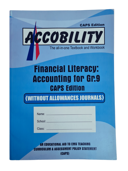 ACCOBILITY FINANCIAL LITERACY GRADE 9