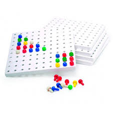 PEG BOARD WITH PEGS