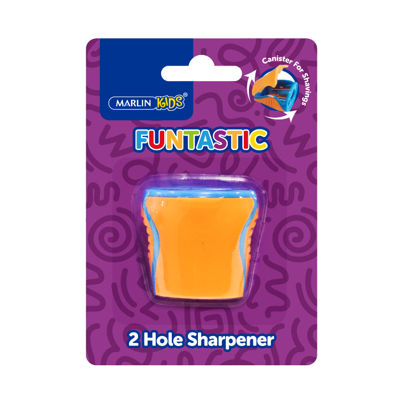 Marlin Kids 2 hole sharpener + Canister NEW